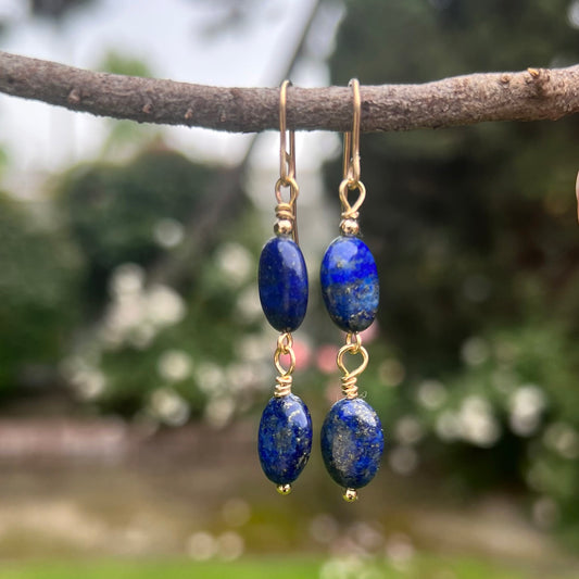 Lapis Lazuli earrings , Maxon's bracelet