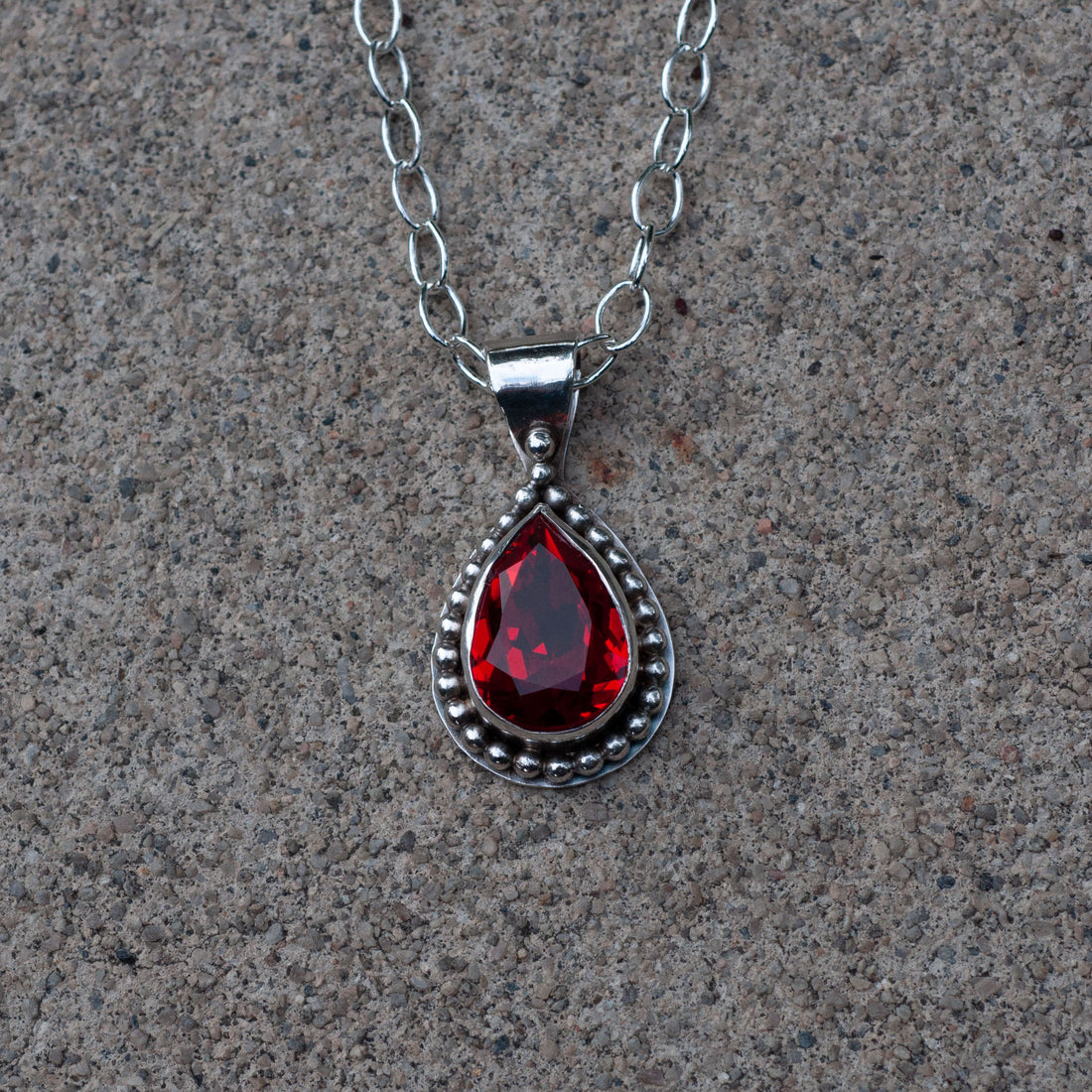 Isabelle's ruby necklace