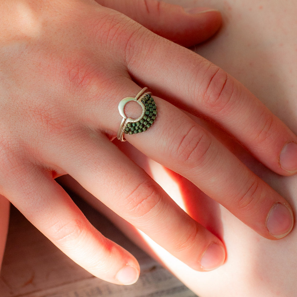 aurora and moon phase ring