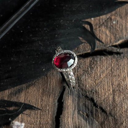 Garnet Dragon Ring