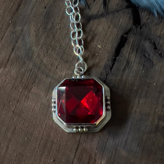 Isabelle's Ruby Necklace - Original Shape