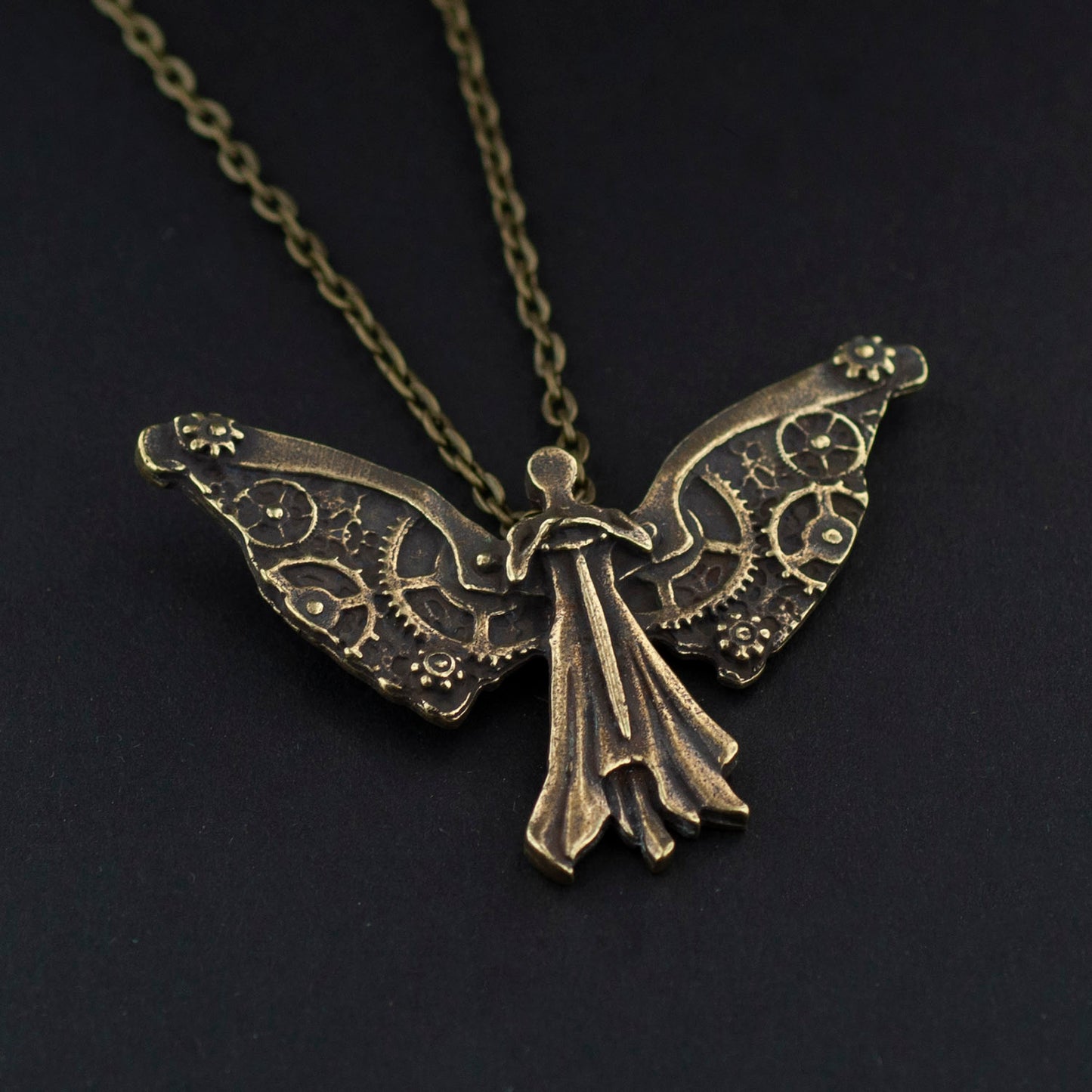 Tessa's Clockwork Angel Necklace replica
