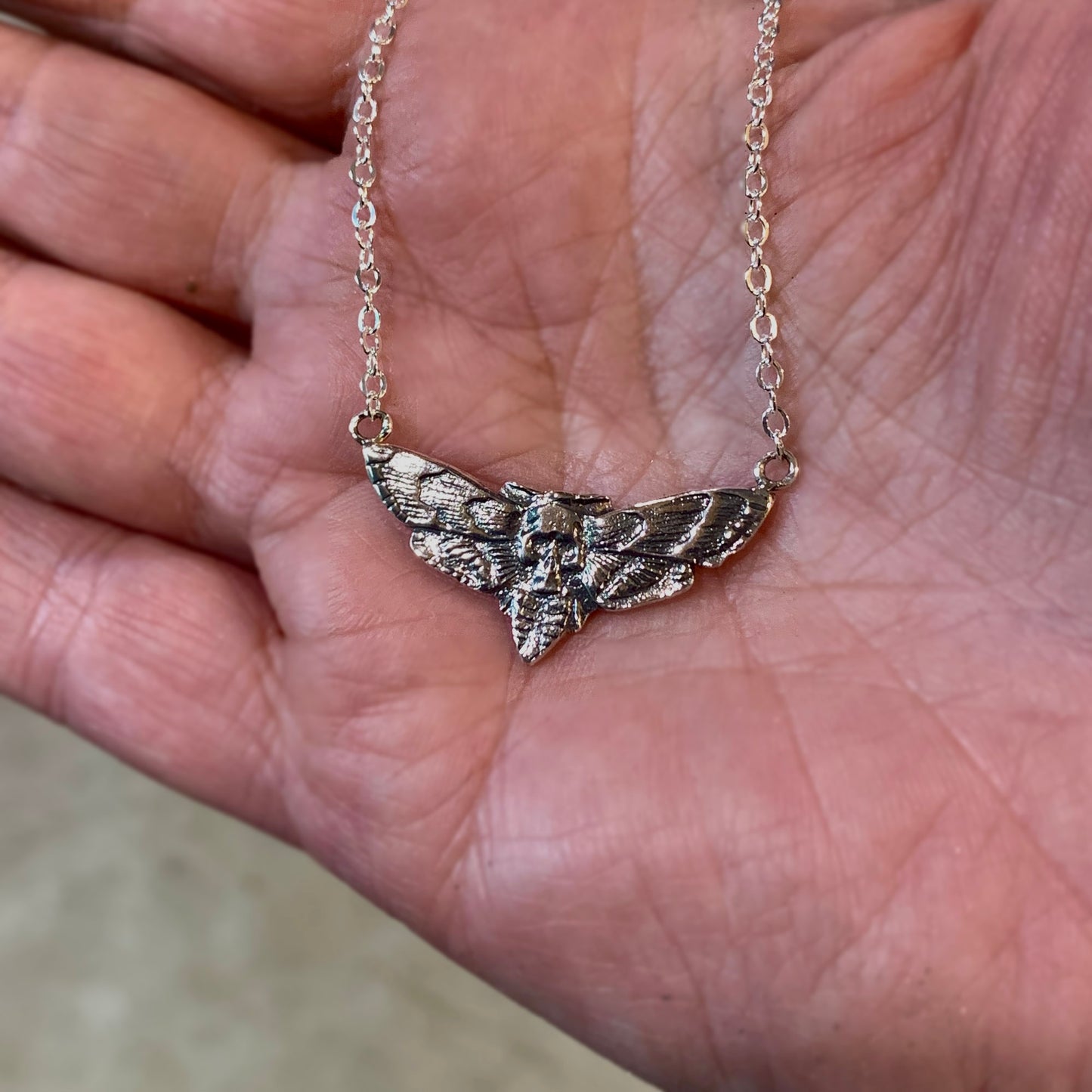 Death Moth Necklace, death moth