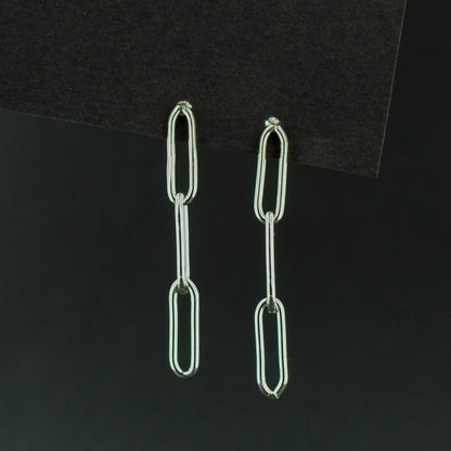 Paper Clip Earrings