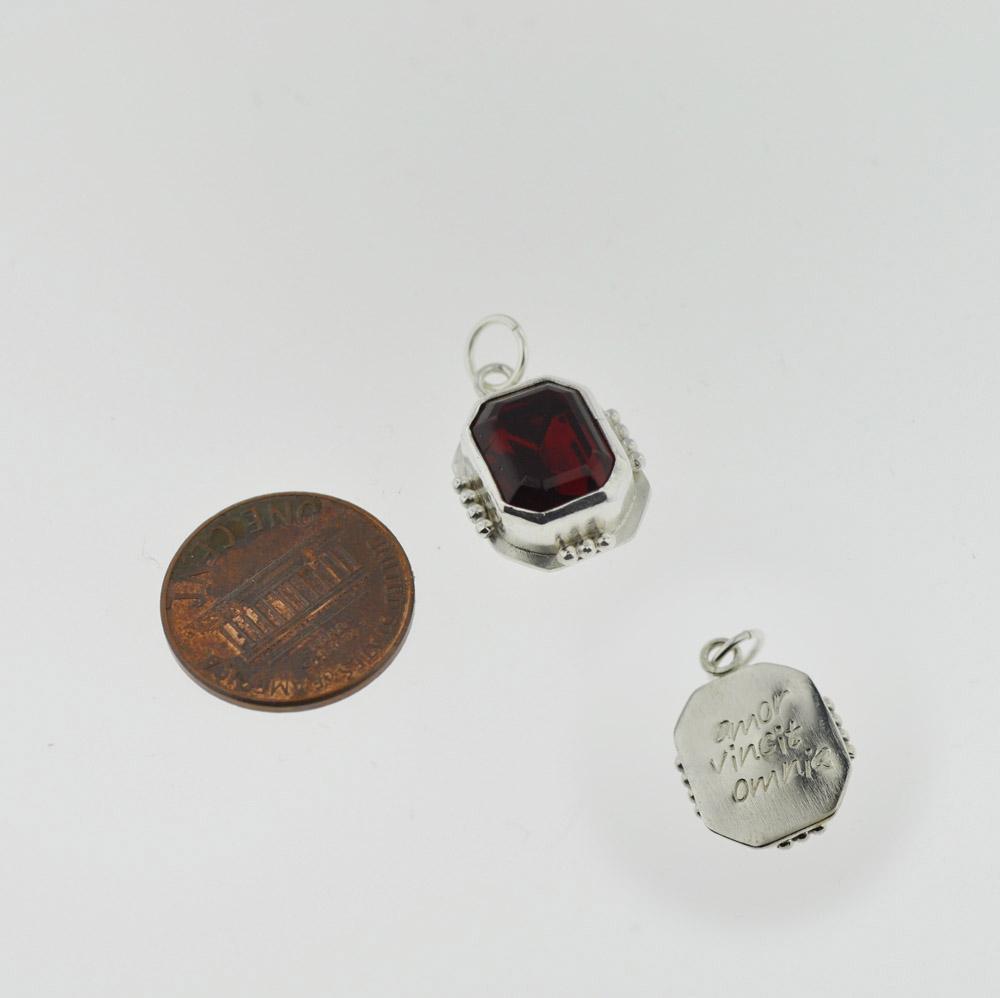 Isabelle's Ruby Necklace - Charm - Hebel Design