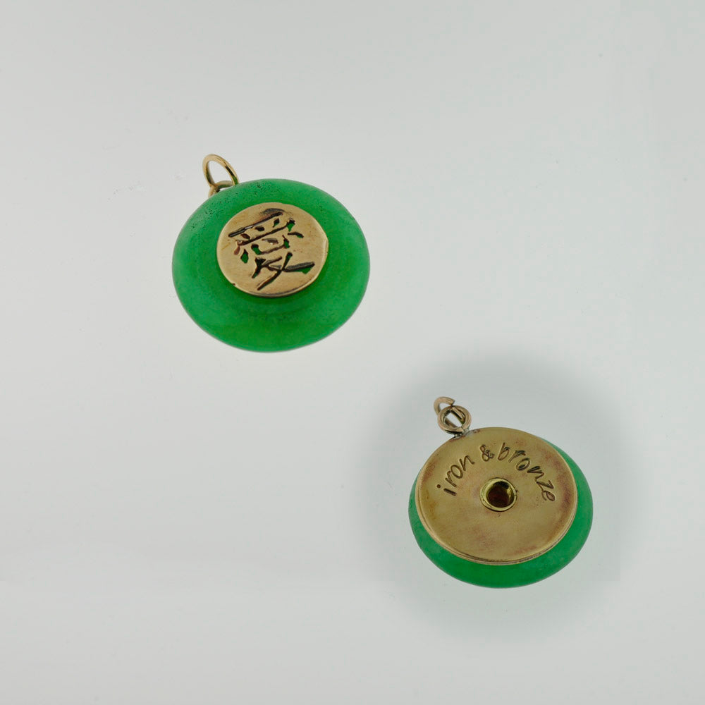 Jem's Jade Mini Charm - Hebel Design