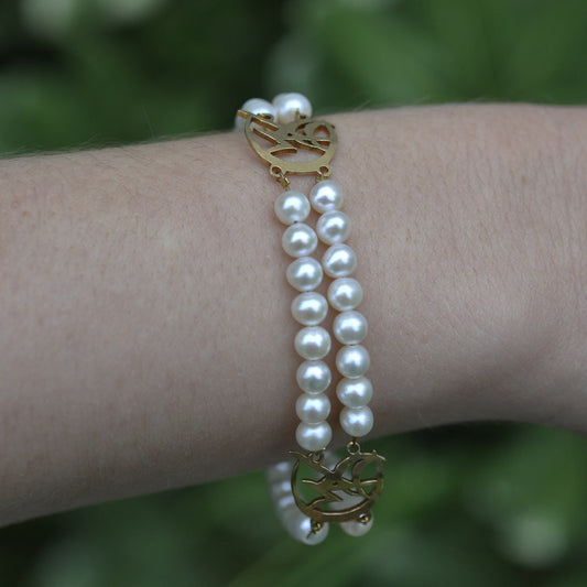 Tessa's Pearl Bracelet - Hebel Design
