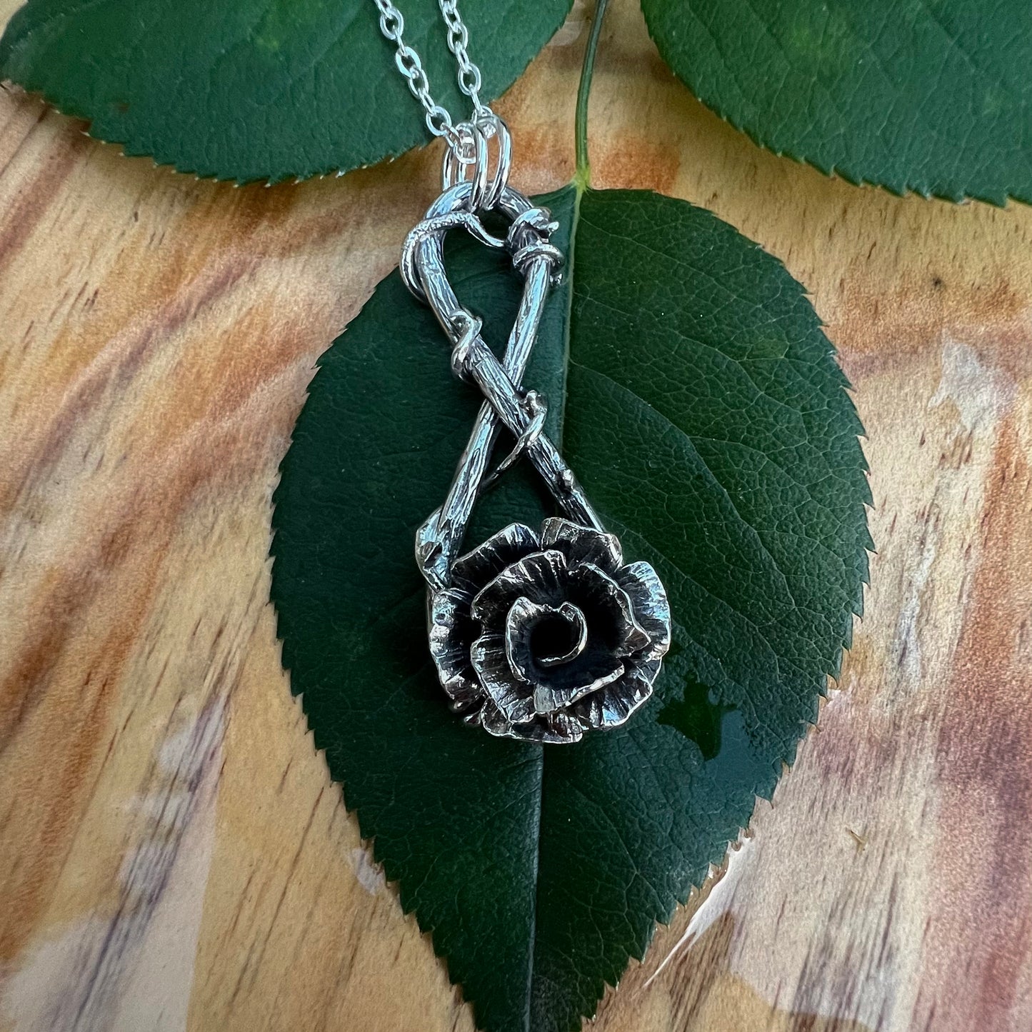 Rose and Thorn Necklace