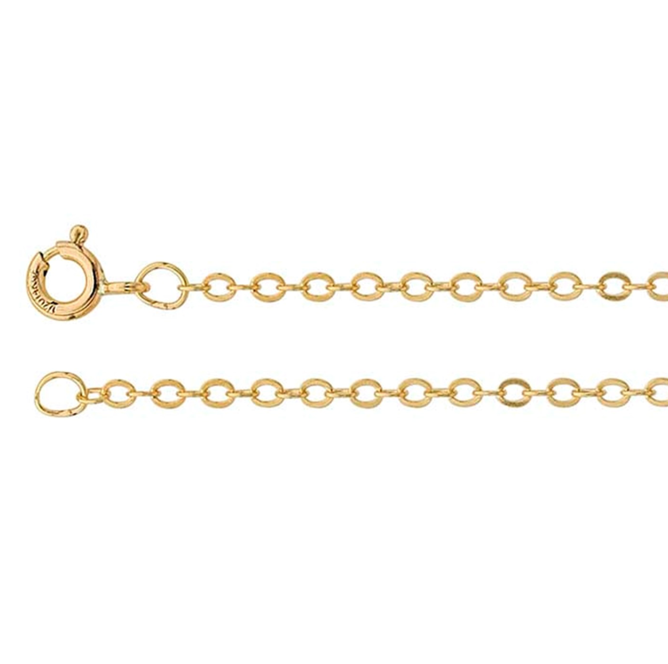 Gold Filled Flat Cable Chain